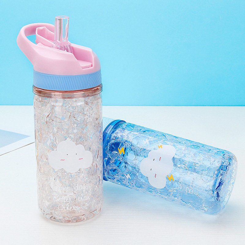 500ml Double-layer Ice Cup Water Bottles