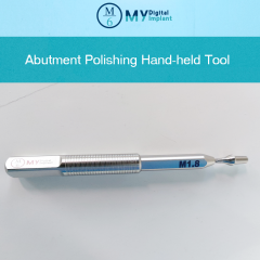 Hand-held abutment grinder for implant abutment