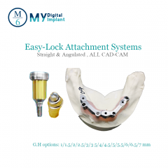 Accesorio para sobredentadura de pilar localizador dental para barra y puente de implante