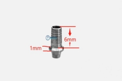 Dental ti base abutment for implant restoration