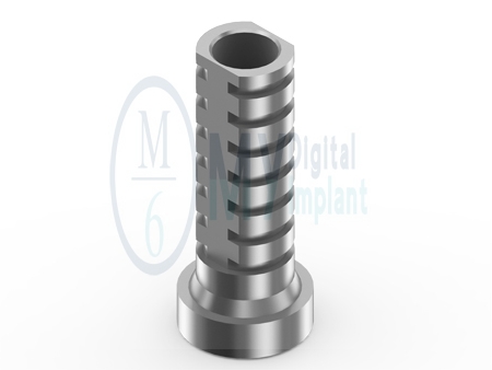 Pilar dental temporal de titanio para unidades múltiples.