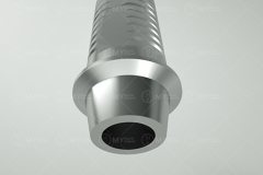 Dental ti base abutment for implant restoration