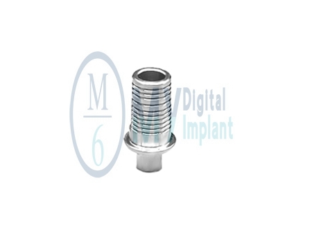 Pilar tibase para implante dental compatible M6 SIC 3.3,4.2 gh=1mm