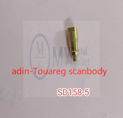 adin Touareg compatible dental scan body abutment M6