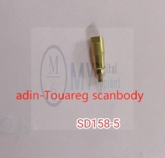 Scanbody dental compatible con implantes Adin Touareg OS con biblioteca