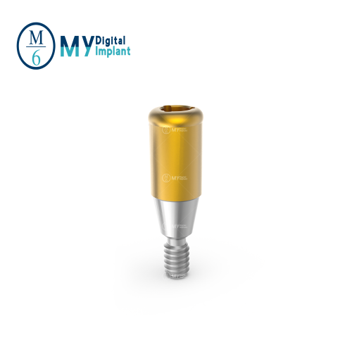 Accesorio de pilar localizador de implantes dentales M6 Xive con carcasa de anillo de tapas de nailon para barra de puente