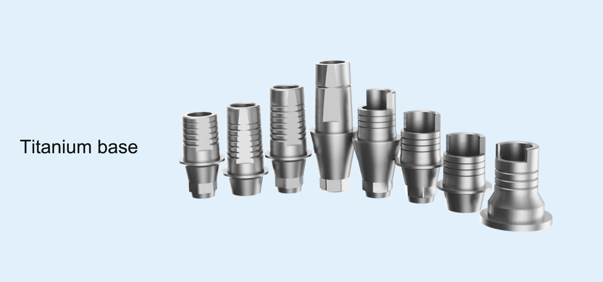 Titanium Base Nha khoa cho Implant phục hồi