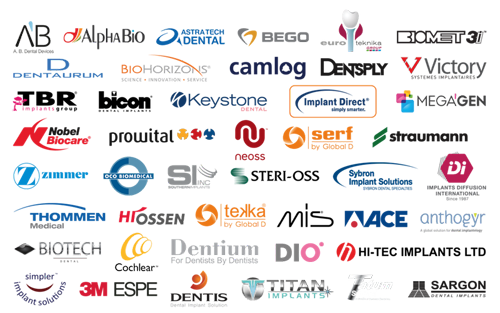 Different Brand Implant Interface List