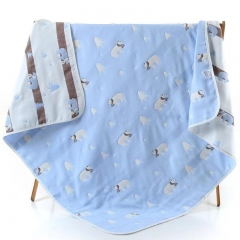 6 Layers Baby 100% Cotton Jacquard Blanket