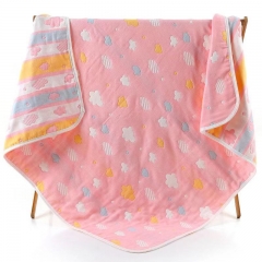 6 Layers Baby 100% Cotton Jacquard Blanket