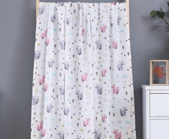 2 Layers 100% Cotton Baby Muslin Swaddle Blanket