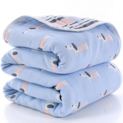 6 Layers Baby 100% Cotton Jacquard Blanket