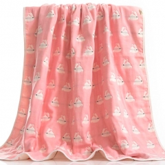 6 Layers Baby Cotton Jacquard Blanket