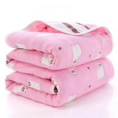 6 Layers Baby 100% Cotton Jacquard Blanket