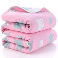 6 Layers Baby 100% Cotton Jacquard Blanket