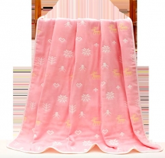 6 Layers Baby Jacquard Blanket 100% Cotton