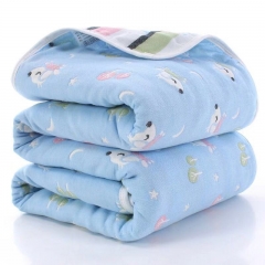 6 Layers Baby 100% Cotton Jacquard Blanket