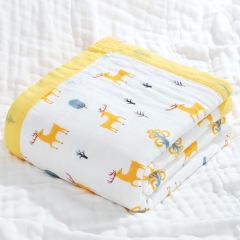 6 Layers 100% Cotton Baby Muslin Swaddle Blanket