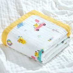 6 Layers 100% Cotton Baby Muslin Swaddle Blanket