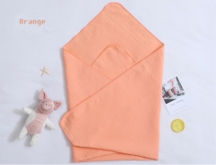 2 Layers Solid Color Baby Muslin Swaddle Blanket