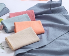 2 Layers Solid Color Baby Muslin Swaddle Blanket