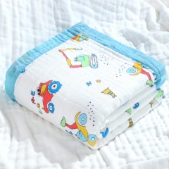 6 Layers 100% Cotton Baby Muslin Swaddle Blanket