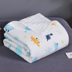 6 Layers 100% Cotton Baby Muslin Swaddle Blanket