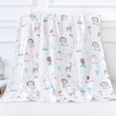 6 Layers 100% Cotton Baby Muslin Swaddle Blanket