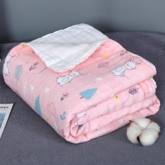 6 Layers 100% Cotton Baby Muslin Swaddle Blanket