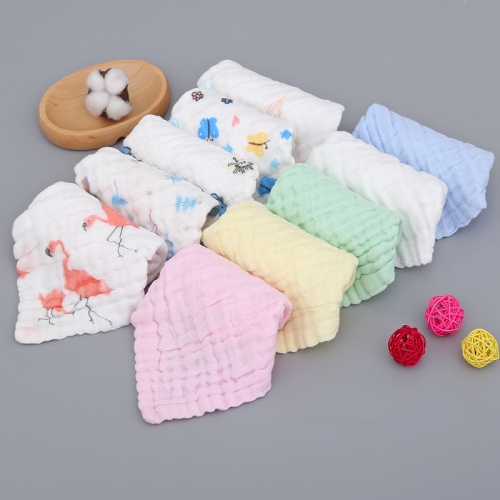6 Layers 100% Cotton Baby Muslin Washcloths