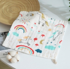 6 Layers 100% Cotton Baby Muslin Washcloths