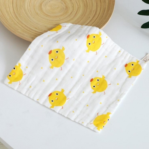 6 Layers 100% Cotton Baby Muslin Washcloths