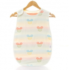 Baby Wearable Blanket Sleeveless Muslin Sleeping Bag