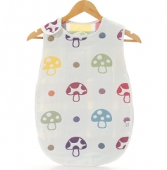 Baby Wearable Blanket Sleeveless Muslin Sleeping Bag