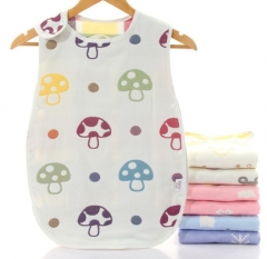 Baby Wearable Blanket Sleeveless Muslin Sleeping Bag