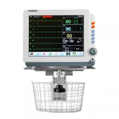 YSPM90C portátil de 12 pulgadas de pantalla táctil multi-parámetro ICU monitor de paciente