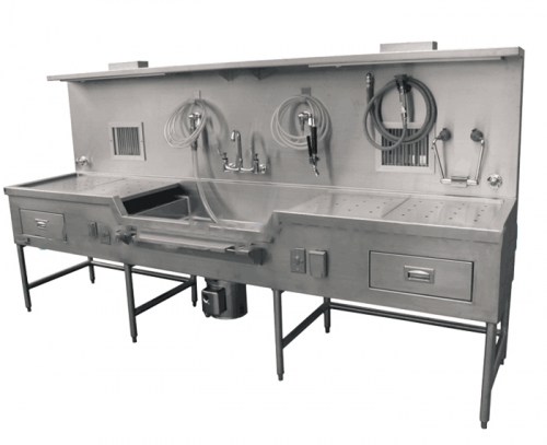 YSJPZ240 304 Stainless Autopsy Working Station