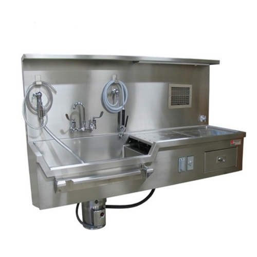 YSJPZ210 wall mounted Autopsy station with water tank