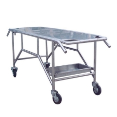 Mobile 304 stainless steel corpse transport trolley YSTSC-2A