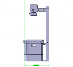 YSX050-B 5kW 100mA Veterinary X-ray Animal DR Xray System With Ragiography Table