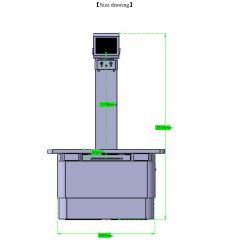 YSX050-B 5kW 100mA Veterinary X-ray Animal DR Xray System With Ragiography Table