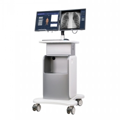 Sistema quirúrgico YSCM-0501 de la proyección de imagen de Digitaces de la máquina de la fluoroscopia del brazo en C 5KW del alto rendimiento