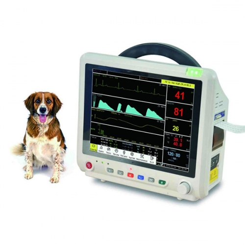 YSPM500V fácil operación veterinario médico veterinario monitor más barato