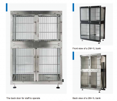 YSCC-509D Stainless steel veterinary display Cage