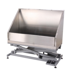 YSBTS-132E European Style Stainless Steel Vet Bathing Tub