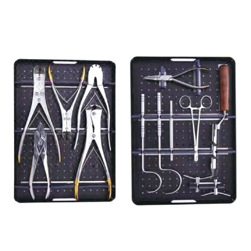 YSVET-PW01 Vet Clinic Pin And Wire Instrument Set Animal Surgical Instrument Set With Best Price