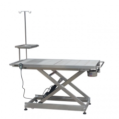 YSVET0506 Medical 304 stainless steel veterinary operation table animal surgery table