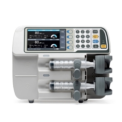 dual syringe pump microfluidics