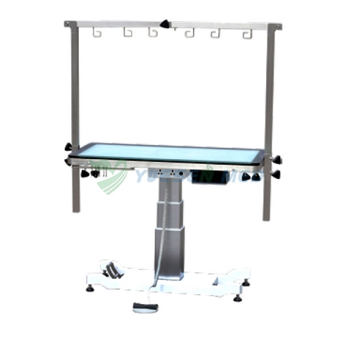 YSFT-893 LED Lighting Pedestal Lifting Table for Vet Clinic
