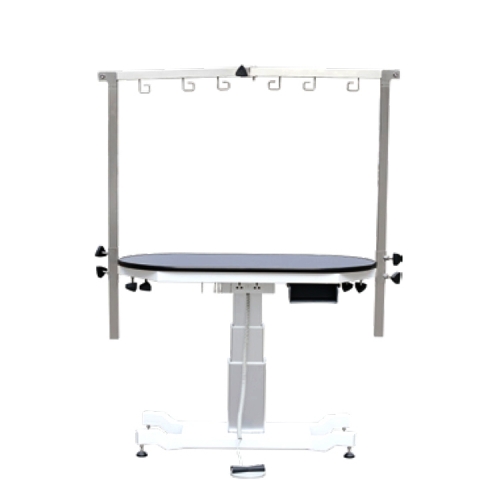 YSFT-891 LED Lighting Rectangle Electric Pedestal Grooming Table